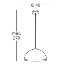 Kolarz A1339.31.Co.VinAu/40- Luster na lanku CULT 1xE27/100W/230V pr. 40 cm zlatá