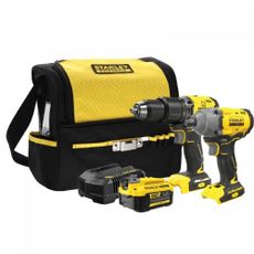 Kombinovaná súprava akumulátorového náradia Stanley FatMax SFMCK217M1S V20 18V 1x4,0Ah