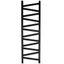 Kúpeľňový radiátor Mix Kalipso Mk 140/40 1400x440 mm čierna