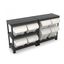 Biely plastový úložný box s vekom 55x39x32 cm All In Box – KIS
