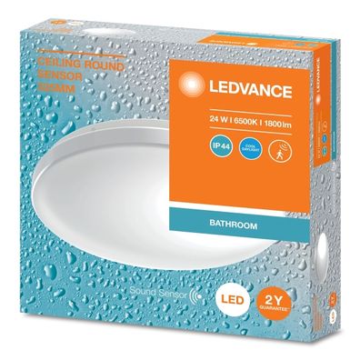 Ledvance - LED Kúpeľňové svietidlo so senzorom CEILING ROUND LED/24W/230V IP44
