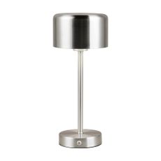 LED stmievateľná stolová lampa v striebornej farbe (výška 30 cm) Jeff – Trio