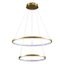 LED Luster na lanku LEA LED/35W/230V 4000K pr. 60 cm zlatá