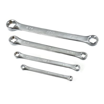 Súprava kľúčov TORX GEKO, 4ks, E6-E24