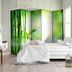 Paraván Green Bamboo Dekorhome 135x172 cm (3-dielny)