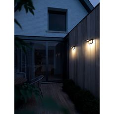 Nordlux - LED solárne nástenné svietidlo s čidlom AGENA LED/5W/3,7V IP44