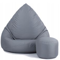 FoxBox Sedací vak Sako XXL + taburet pod nohy