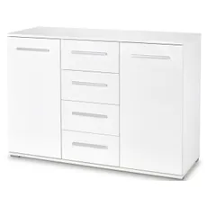 HALMAR Lima KM4 komoda biely lesk