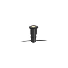 Čierne zápustné svietidlo Markslöjd Garden 24 Decklight, ø 60 mm