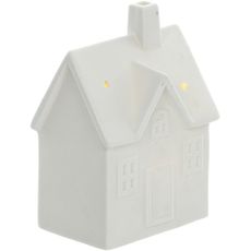 Retlux - LED Porcelánová dekorácia LED/3xLR44/teplá biela domček biela