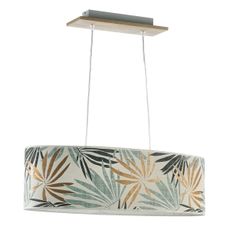 ONLI - Luster na lanku FLORA 2xE27/22W/230V zelená/zlatá
