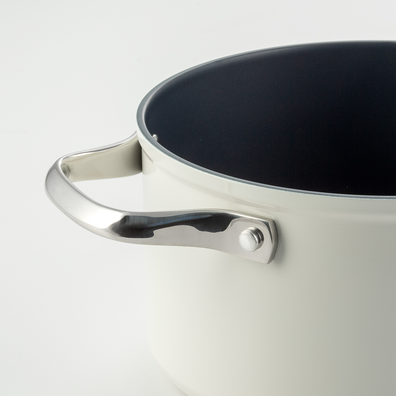 Hrniec s titánovým povrchom krémový Ø 20 cm - Saturn Terra Lunasol - 601308