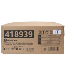 Aigostar - LED Stmievateľné stropné svietidlo s ventilátorom LED/50W/230V