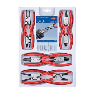 Kliešte na poistné krúžky Knipex 00 20 04 V01 (sada 8 ks)