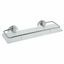 SAPHO XR607 X-Round E sklenená polička s výklopnou hrazdou 30 x 13 cm