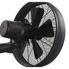Lucci air 213124 - Nástenný ventilátor BREEZE 55W/230V čierna + DO