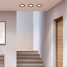 LED podhľadové svietidlo WOODY SPOT LED/12,5W/230V 3000K čerešňa Ø16 cm
