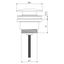 BATH DELUXE 33-004-05-60-04 - Umývadlový výpust&nbsp;RODBY pr. 6,6 cm chróm
