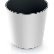 Prosperplast Květináč NURBI ROUNDED bílý, varianta 25 cm