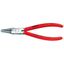 Kliešte na poistné krúžky 180 mm, vnútorné rovné. Knipex - 44 13 J2 - DIN 5265 C. Pochrómované, potiahnuté plastom