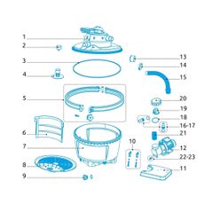 Marimex | Prepojovacia hadica na filtráciu ProStar 4 a ProStar 6 (do r. 2014) | 10604175