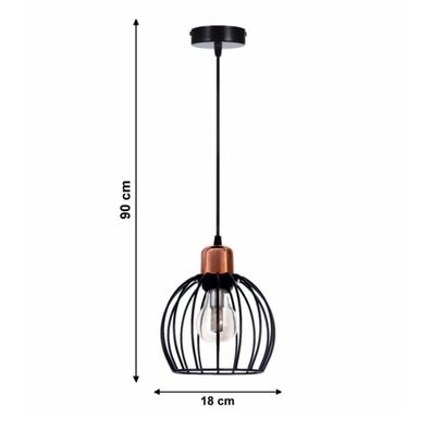Luster na lanku CELTA 1xE27/40W/230V