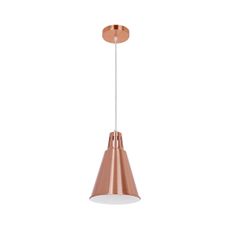 Klausen KL 6239 - Luster na lanku SHADE 1xE27/15W/230V medená