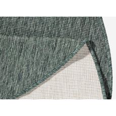 Hanse Home , Kusový koberec Twin-Wendeteppiche 103095 green cream kruh – na von aj na doma, 140x140 (priemer) kruh, zelená, chodba / predsieň
