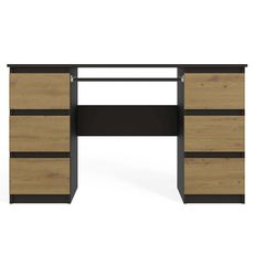 Písací stôl Kuba Antracit/Artisan Antracit