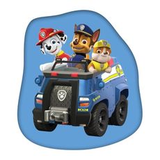 Tvarovaný vankúšik Tlapková patrola - Paw Patrol - motív zásahové vozidlo - 39 x 36 cm