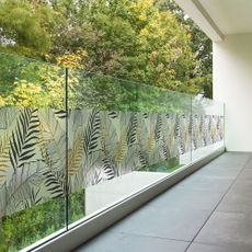 Samolepka na okno 200x40 cm Classy Palm Leaves - Ambiance
