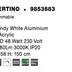 LED luster Pertino 58 3000K biele