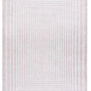 Dywany Łuszczów Kusový koberec Sion Sisal Labirinth 22376 pink/ecru – na von aj na doma - 180x270 cm