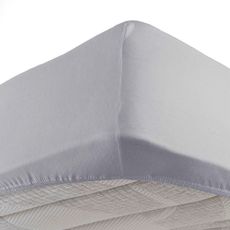 Svetlosivá napínacia plachta jersey 90x190 cm Jersy – douceur d'intérieur