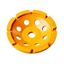 DT3795 Diamantový tanierový kotúč 125 mm na brúsenie betónu, jeden rad segmentov DeWALT
