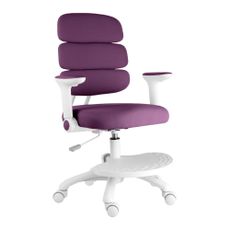 Detská rastúca stolička Neoseat KIDDY THREE — látka, fialová