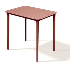 Prosperplast Zahradní jídelní stůl RIMOS 77,5x57,5x74,5 cm červený