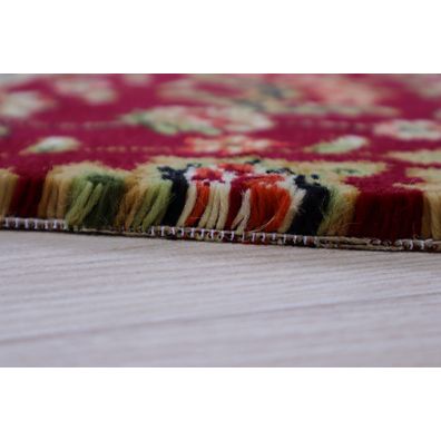 Berfin Dywany , Behúň na mieru Anatolia 5378 B (Red), šíre 120 cm, červená, chodba / predsieň