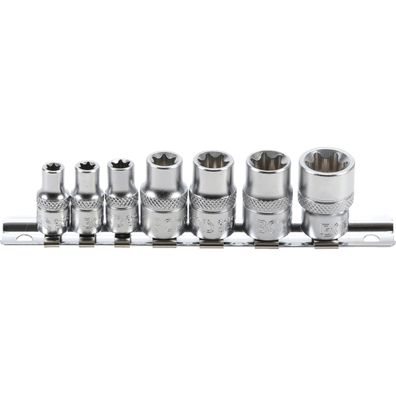 Súprava nástrčných hlavíc BGS 2027 E-profil | 6,3 mm (1/4")/10 mm (3/8") | E6 - E16 | 7dielna