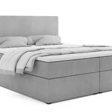 Posteľ Boxspring Mizuri, 200x160, sivá (Mono 244)