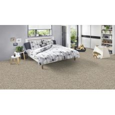 Timzo , Metrážny koberec Rubin 2113 l. beige, na mieru, šíře 4m, béžová, ab (mriežka), chodba / predsieň