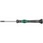 Wera 118106 Šesťhranný skrutkovač 7/64 "x60 mm s guľovou hlavou na použitie v elektronike Kraftform Micro typ 2052, palec