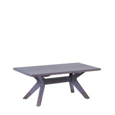 Estila Štýlový masívny konferenčný stolík Spartan v hnedej farbe 120 cm