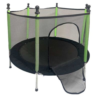 Detská záhradná trampolínová sieť 140 cm zelená