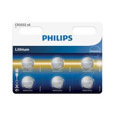 Philips CR2032P6/01B - 6 ks Lithiová batéria gombíková CR2032 MINICELLS 3V 240mAh