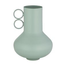 Kovová váza šalviovo zelená (výška 20 cm) Loha – Blomus