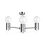 Luster na tyči ARD 3xE27/60W/230V lesklý chróm