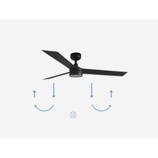 FARO 34291-1TW - LED Stmiev. ventilátor CRUISER LED/20W/230V 2700/4000/6500K + DO