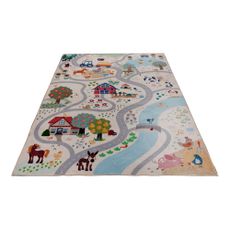Obsession , Detský kusový koberec Magic Kids ML 108 Farm, 160x230, viacfarebná, detská izba