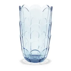 Svetlomodrá sklenená ručne vyrobená váza (výška 19 cm) Lily – Holmegaard